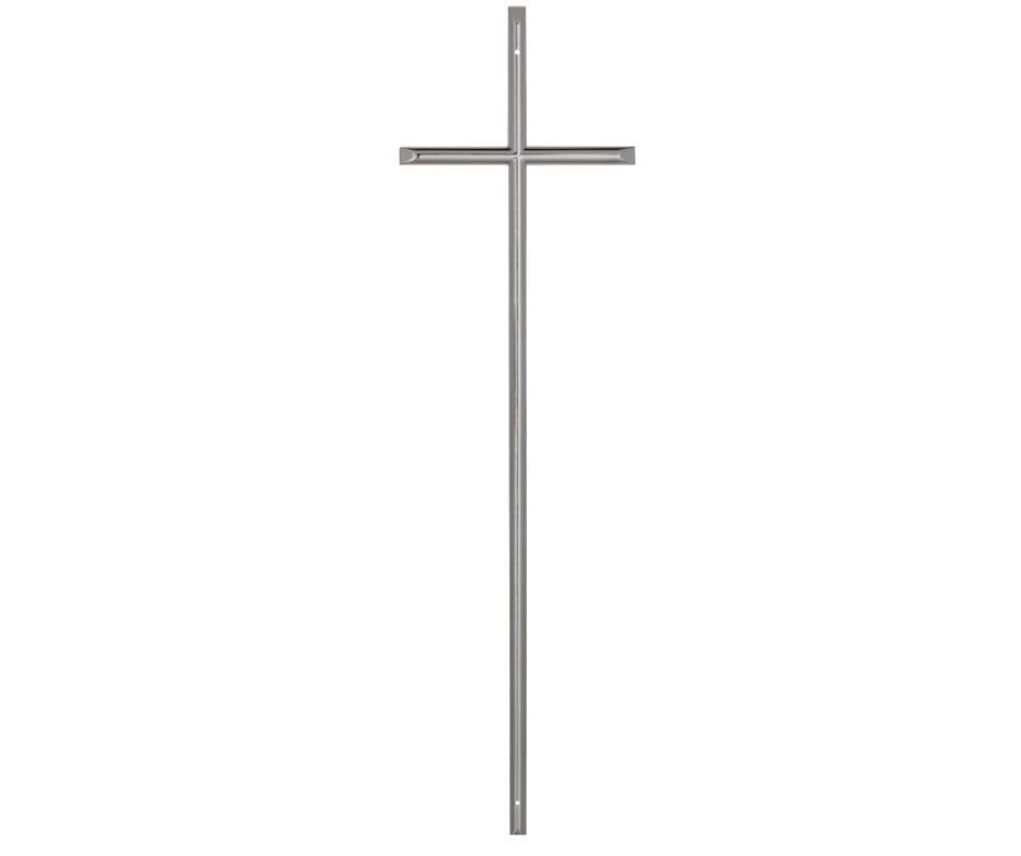 Croix pour cercueil en alliage de zamak série 300 finition nickel