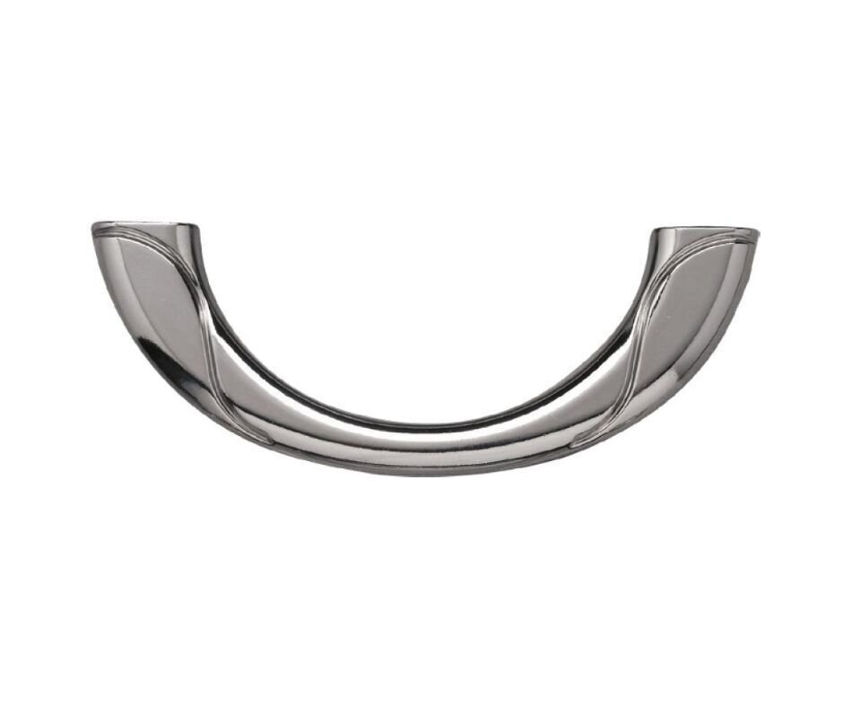 Naxos zamak manche en alliage semi lunaire finition nickel
