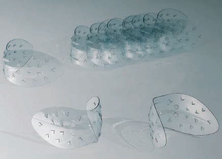 Appuie-bouche en plastique