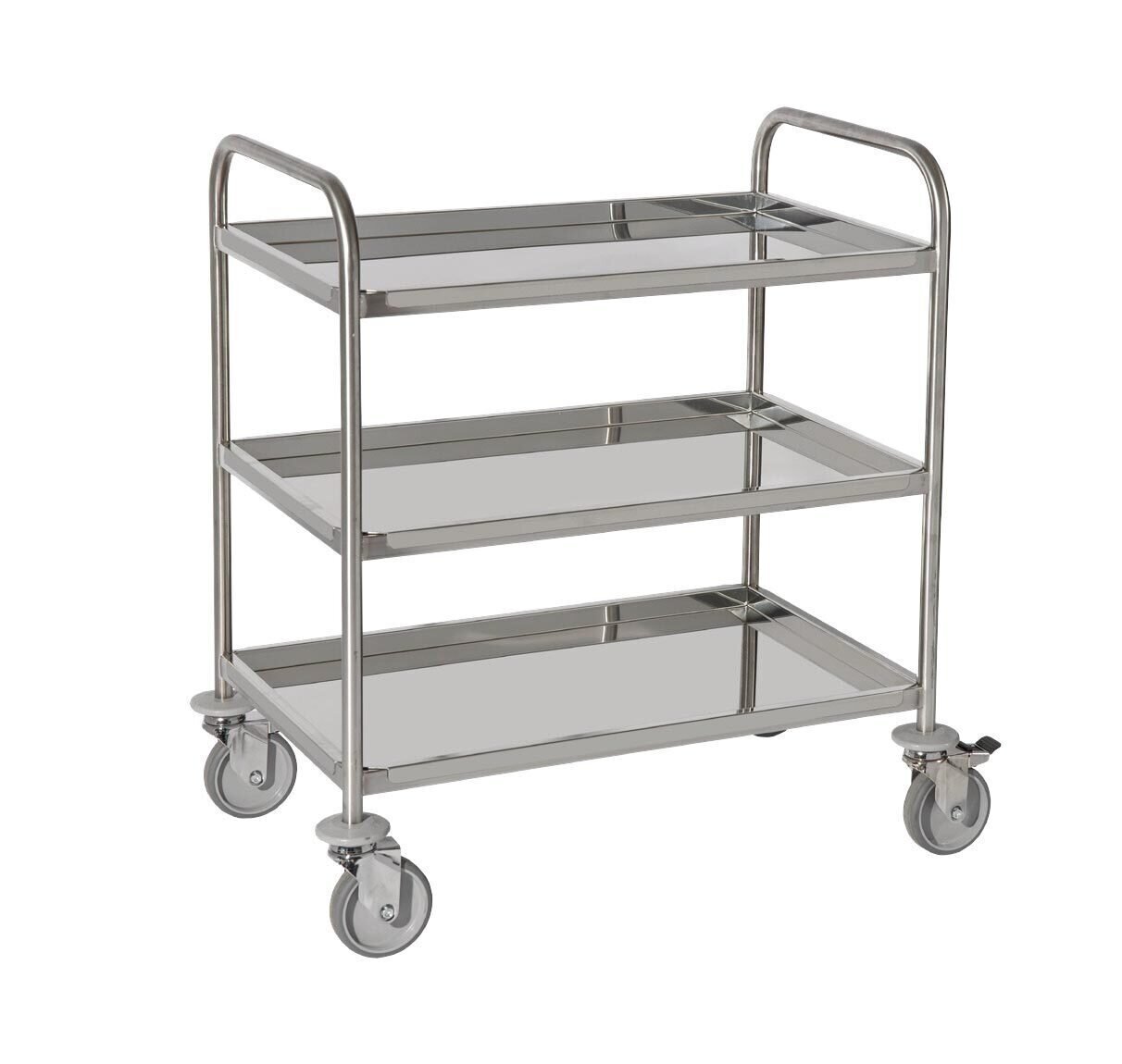 Chariot de service avec 3 étagères