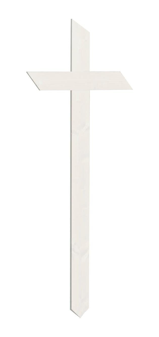 Peinture temporaire croix blanche finition 9 cm