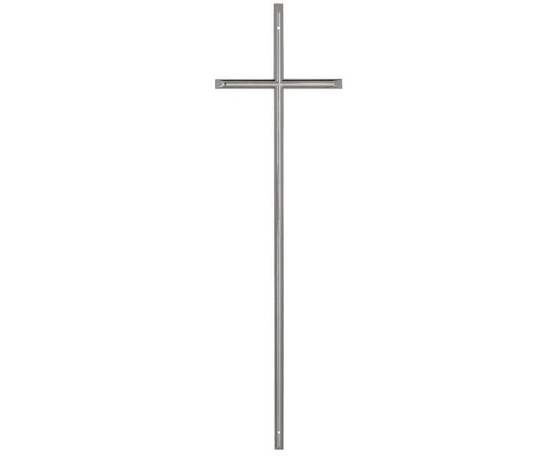 Croix pour cercueil en alliage de zamak série 300 finition nickel