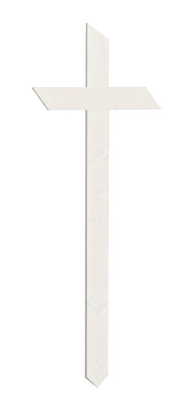 Peinture temporaire croix blanche finition 9 cm