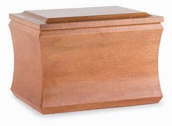 Urne cinéraire Liberty Luxury line finition cerisier satiné