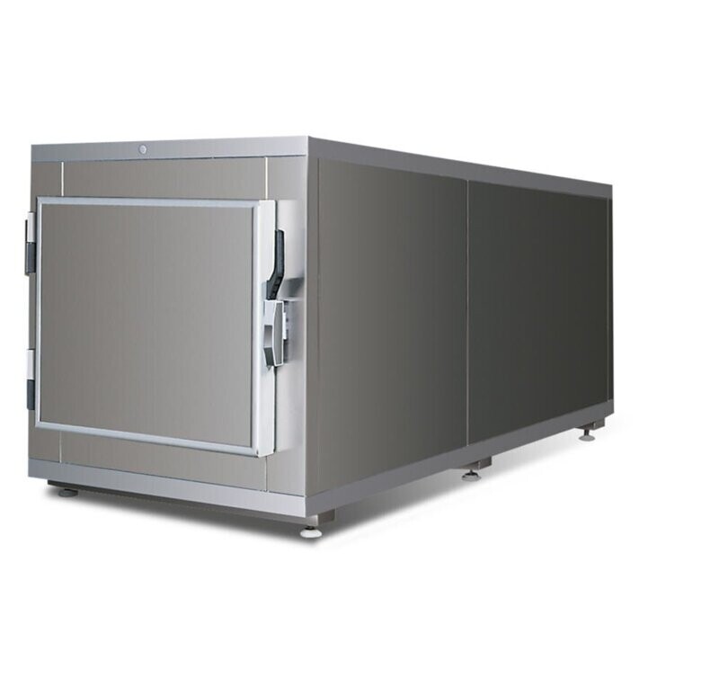 Chambre froide pour un corps avec ouverture frontale