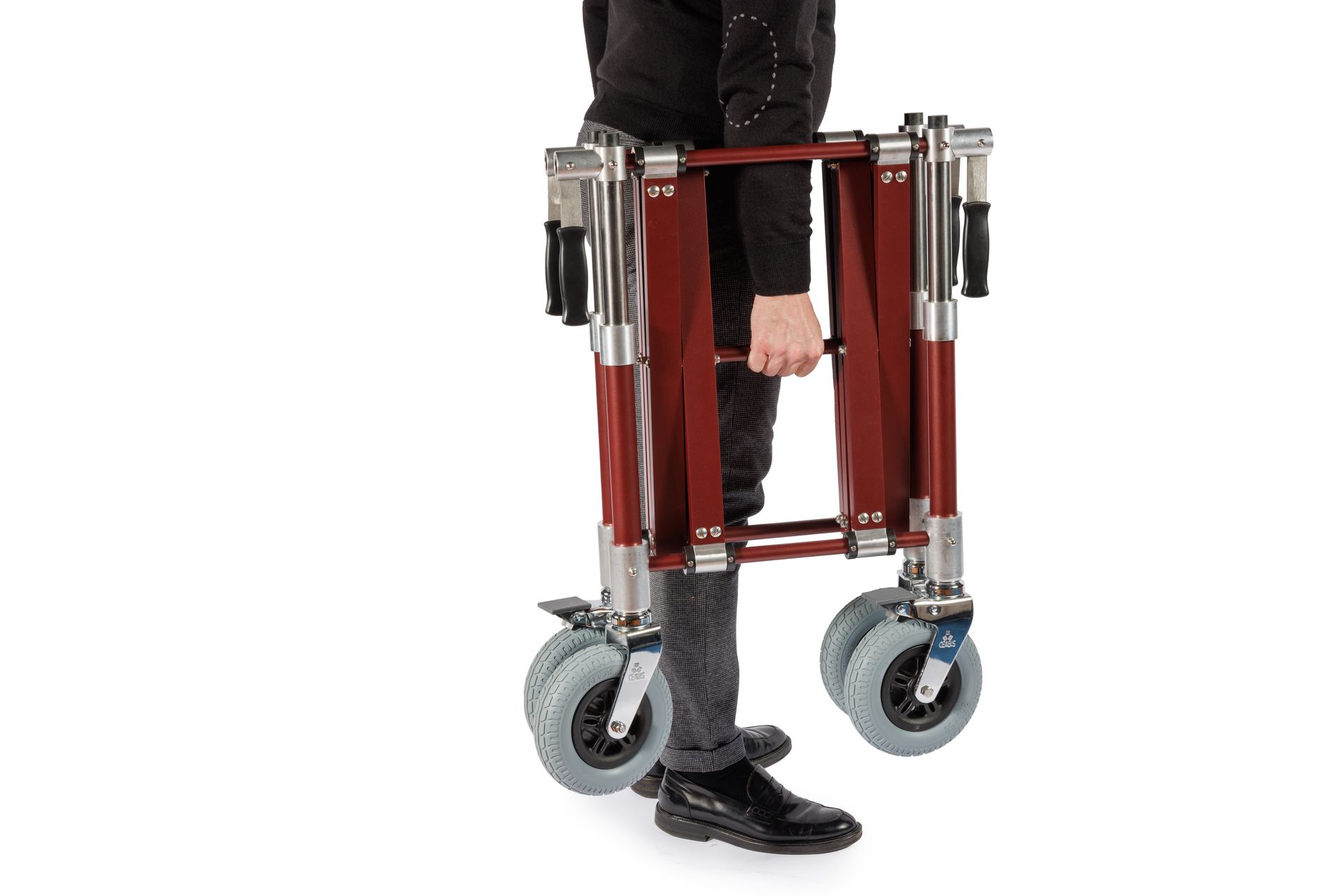 Chariot porte-cercueil extensible – Argent