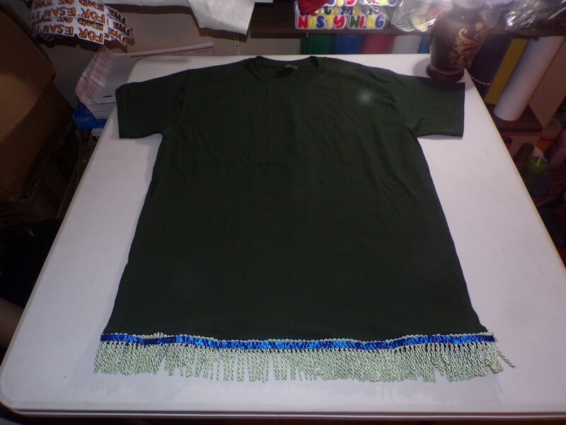 Solid Forest Green Fringes