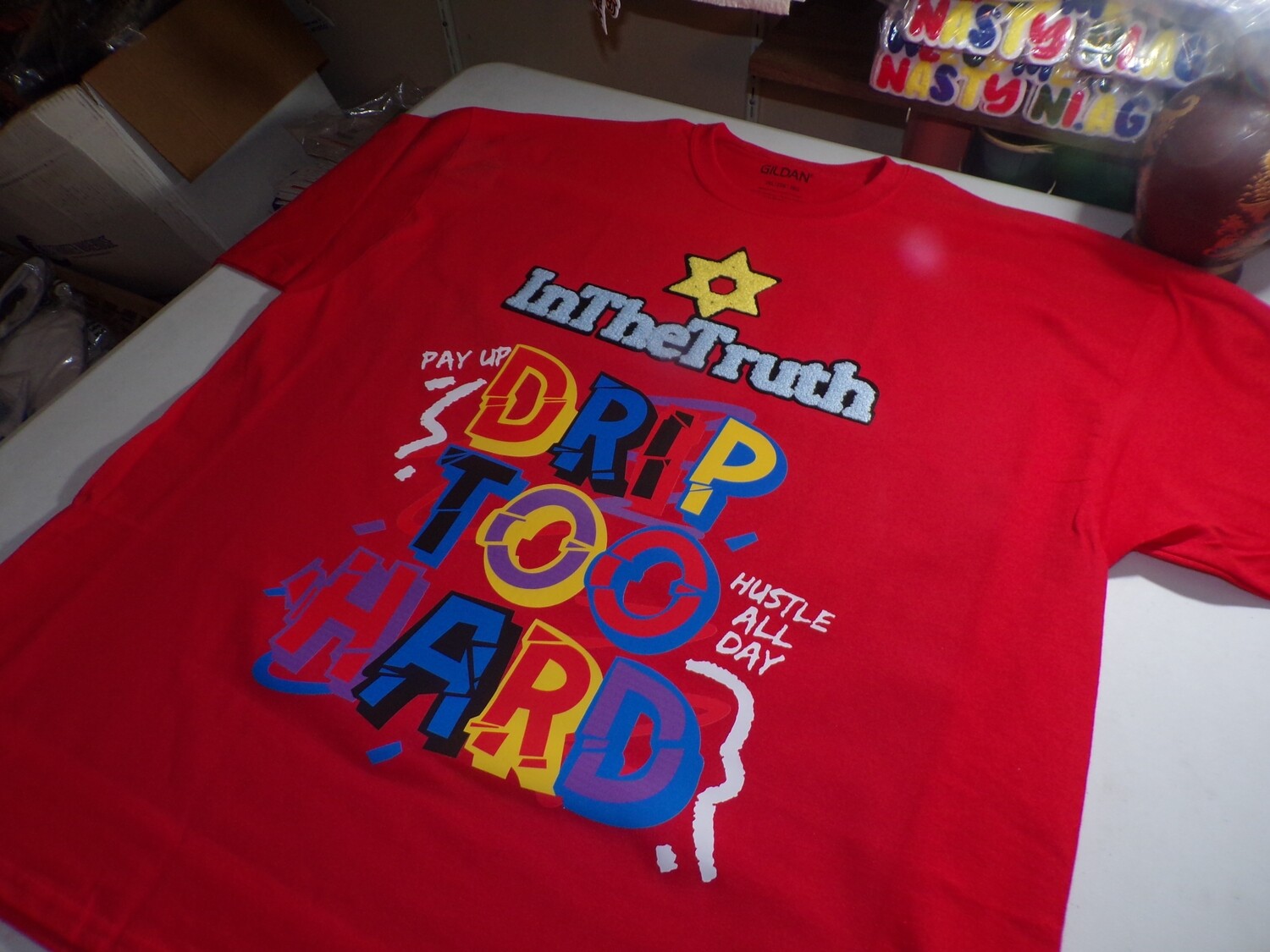 Inthetruth Drip To Hard Tee Red