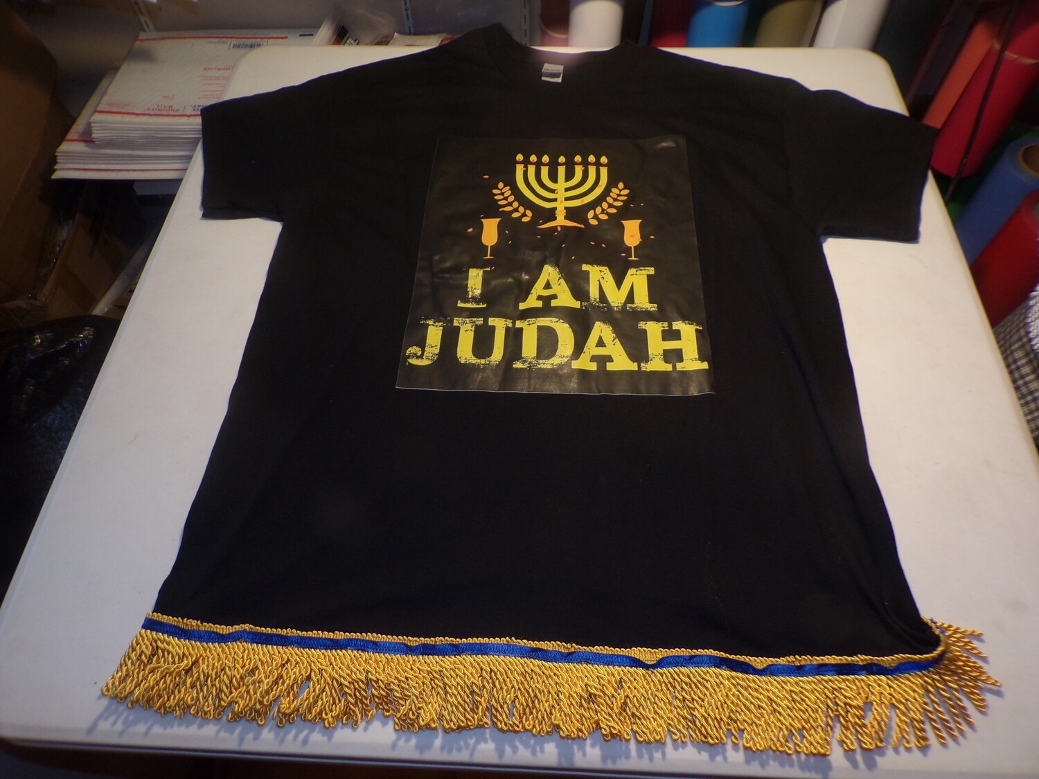 I Am Judah Yellow Fringes