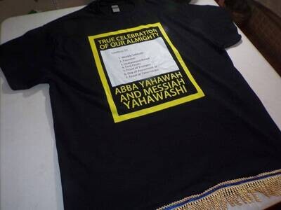 The True Celebration of Our Almighty Abba Yahawah and Messiah Yahawashi Shirt