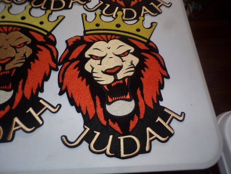 Lion Of Judah 1Pc.Iron On Heat Press