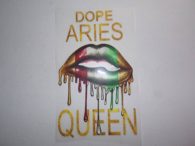 1 pc. Dope Aries Queen Iron on Patch SALE LIMITED TIME