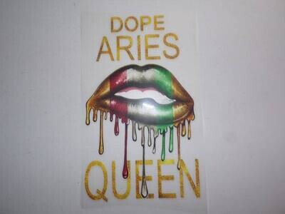 1 pc. Dope Aries Queen Iron on Patch SALE LIMITED TIME