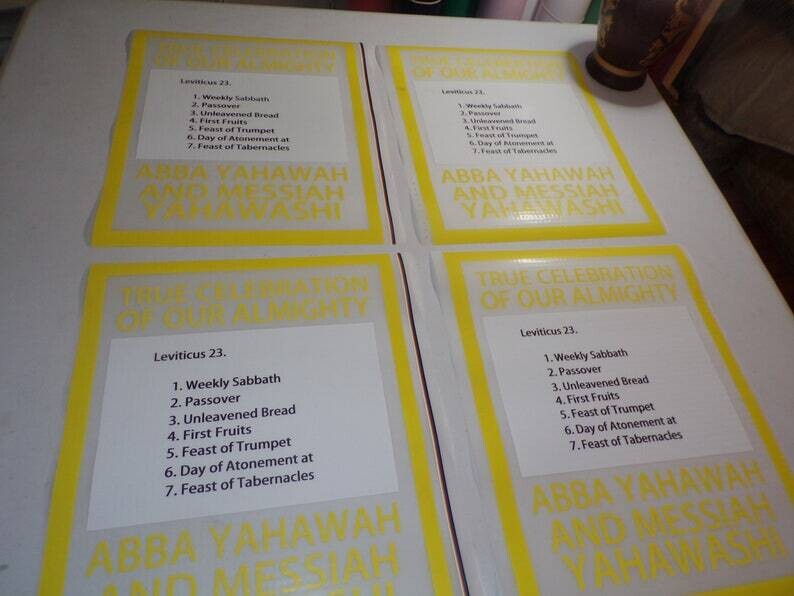 True Celebration Of Our Almighty Abba Yahawah and Messiah Yahawashi SALE LIMITED TIME