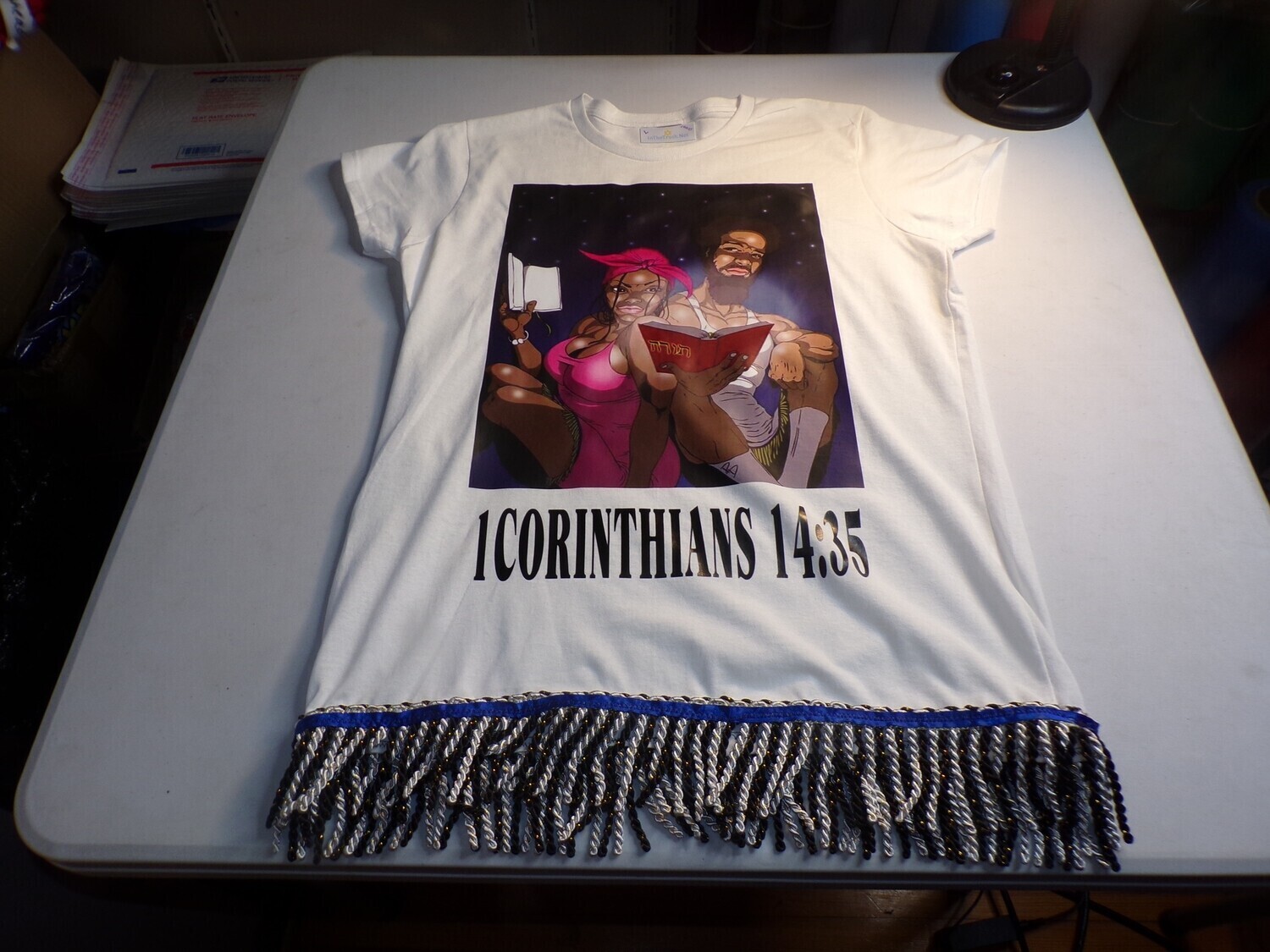 And If They Was To Learn Anything Let Them Ask There Husband At Home 1 Corinthians 14:35 SET DEAL BUY 1 GET 1 FREE HIS AND HER