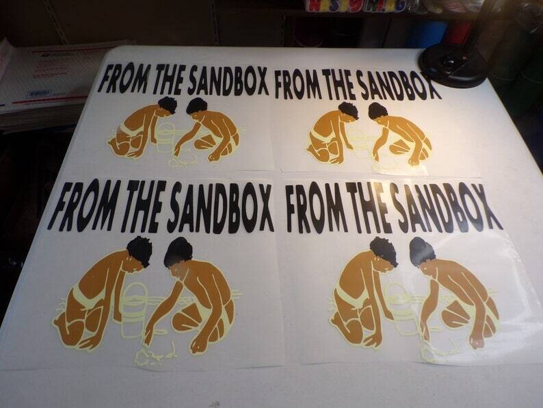 From The Sandbox Iron On Heat Stamp SALE LIMITED TIME