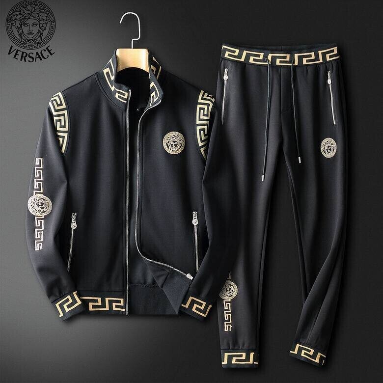 Versace Sweat Suits Black/Gold