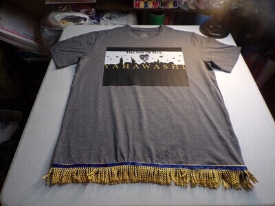 The Son Of Man Coming Soon Yahawashi Grey Shirt/w Gold Fringes