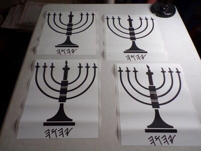 The Menorah Hot Stamp SALE LIMITED TIME