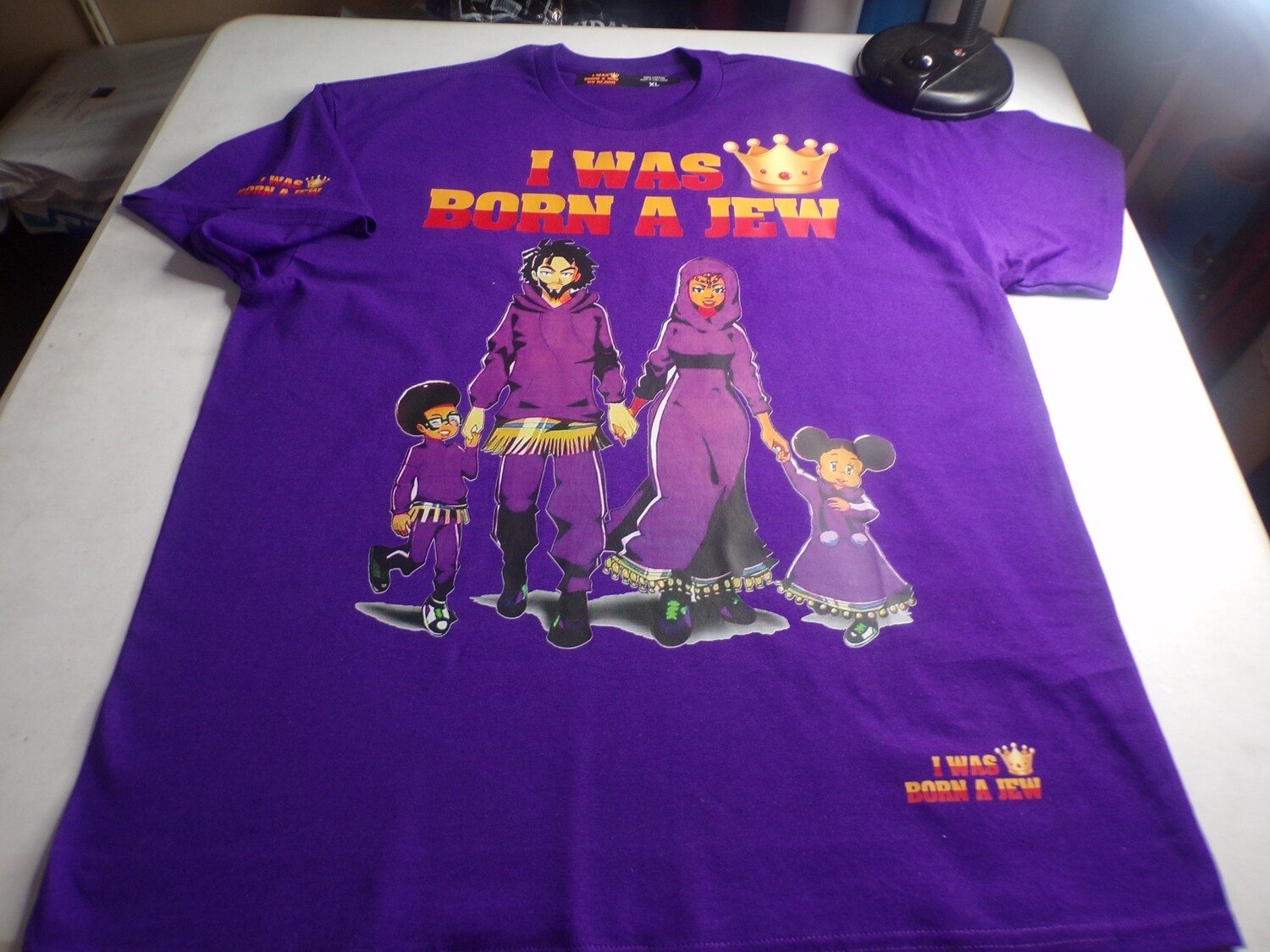 I Was Born A Jew The Family Purple Shirt