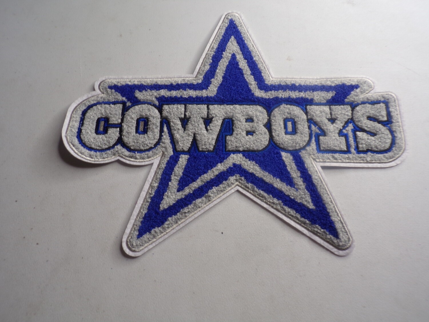 Exclusive Dallas Cowboys Stitch Work Iron on Patch 11 inch