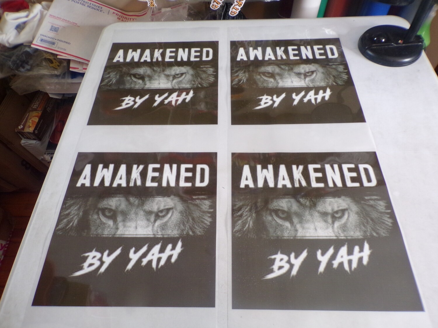 Awakened By Yah Iron On Patch