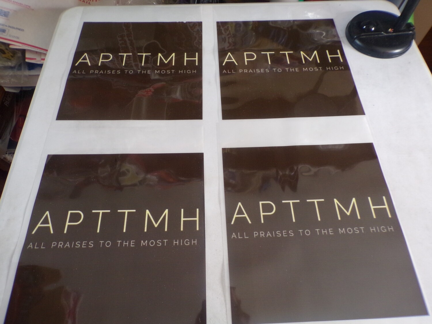 APTTMH All Praises To The Most High Iron On Patch