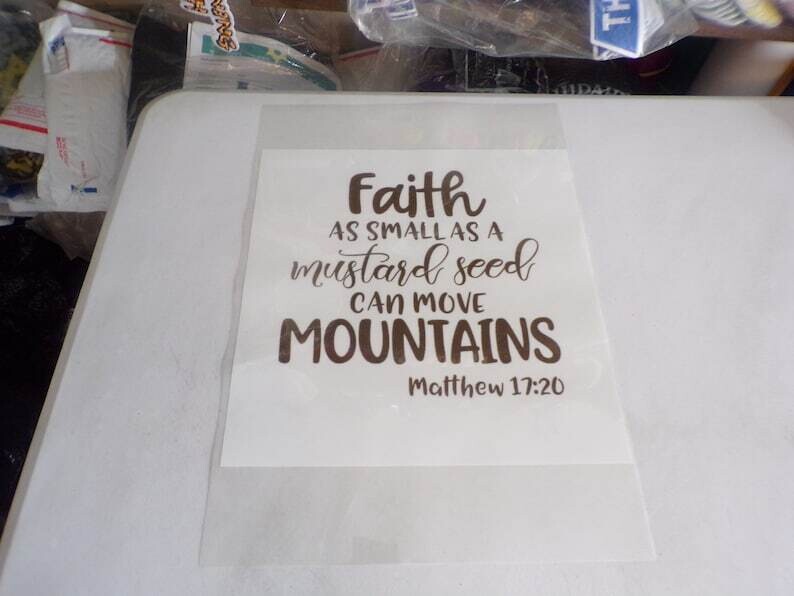 Faith As Small as A Mustard Seed Can Move Mountains Matthew 17:20