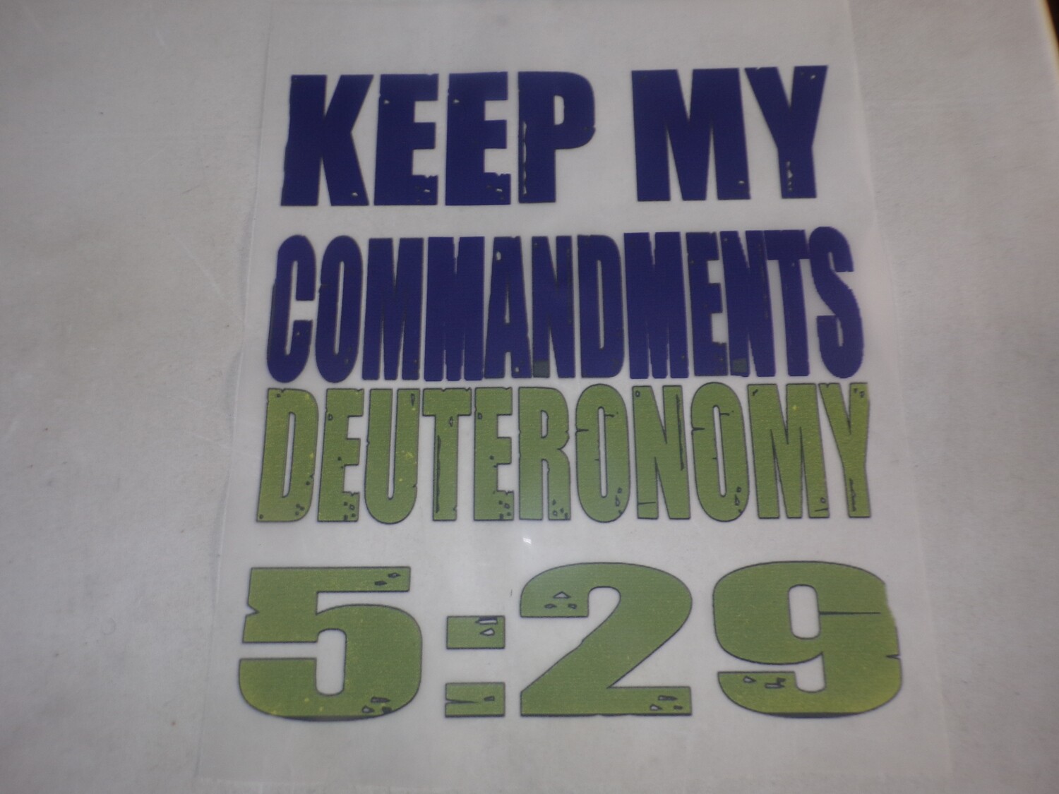 DTF KEEP MY COMMANDMENTS DEUTERONOMY 5:29