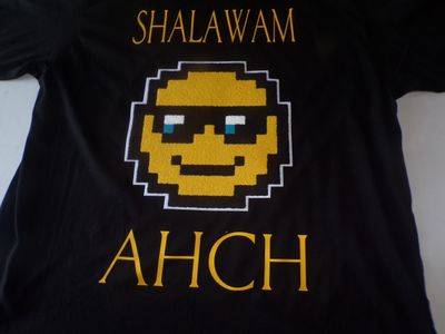 Shalawam Ahch Black Shirt Navy Blue Fringes