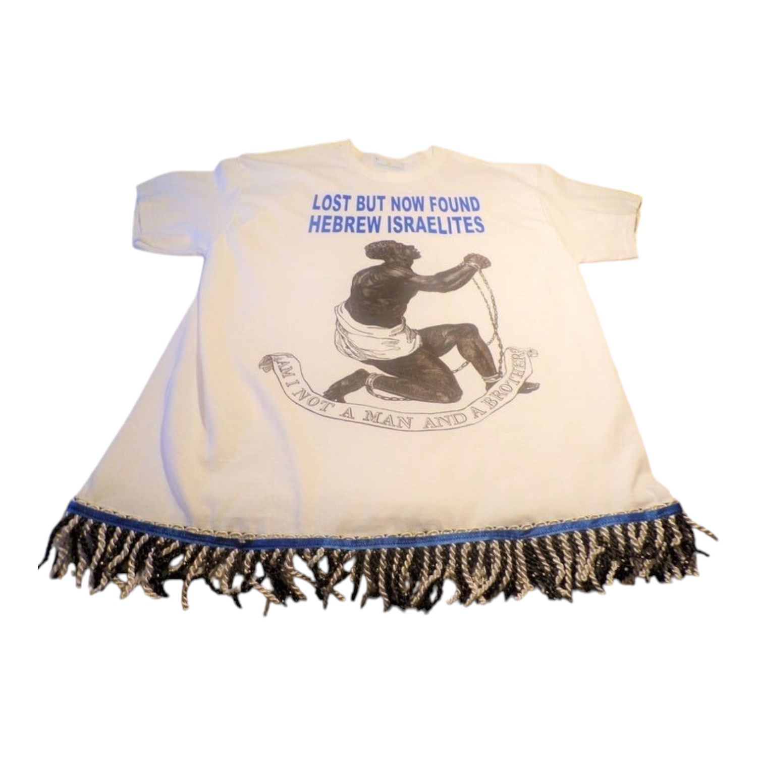 Lost But Now Found Hebrew Israelite 12 Tribes Chart Black or White Fringes