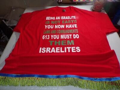 Being An Israelite Is Not Easy White Fringes