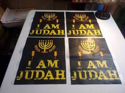 I Am Judah Iron On Hot Stamp SALE LIMITED TIME