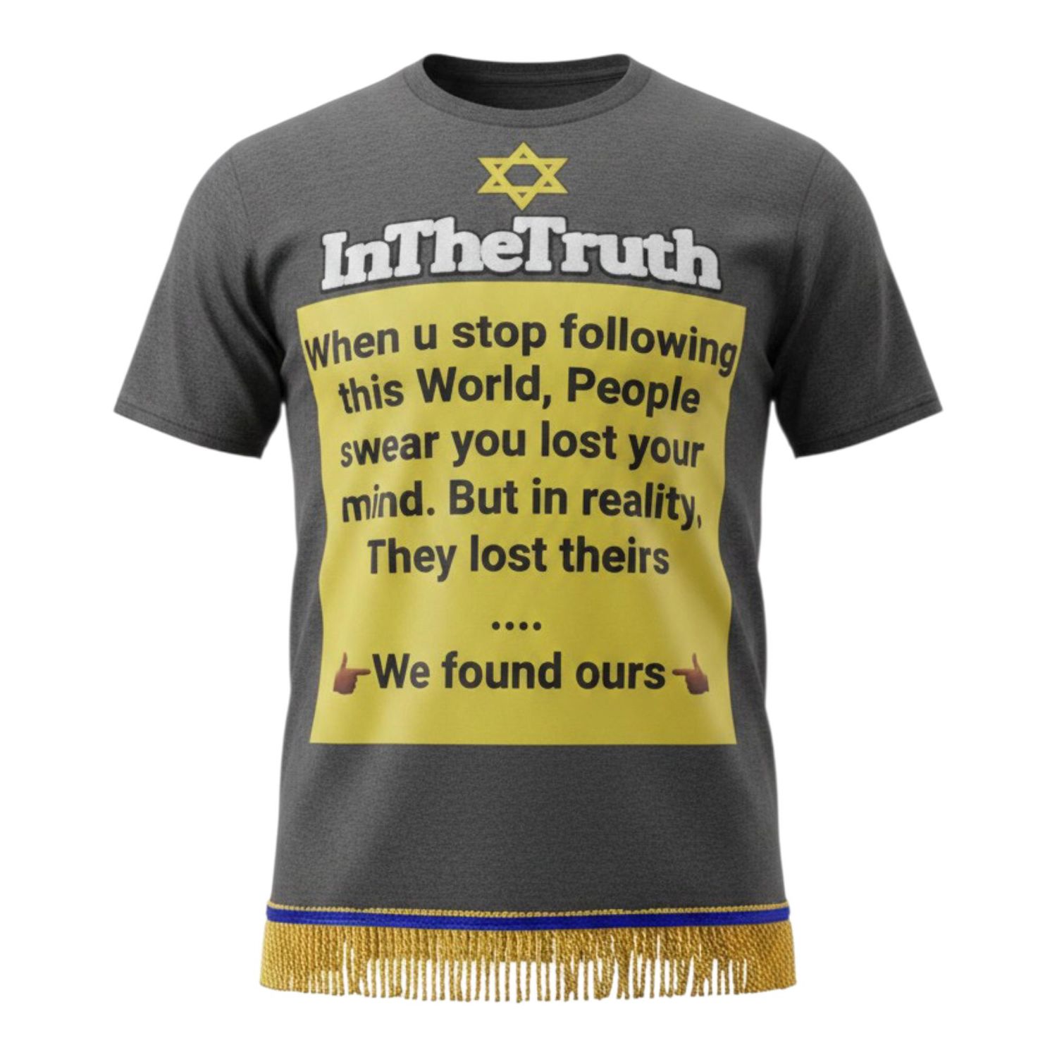 Inthetruth When You Stop Following This World, People Swear You Lost Your Mind. But In Reality They Lost Thiers.. We Found Ours (Heather Grey)