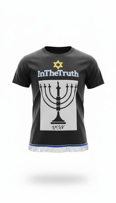 Menorah w/ White Fringes