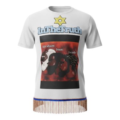 Inthetruth Abraham, Isaac, Jacob Heater Navy Brown/Gold Fringes