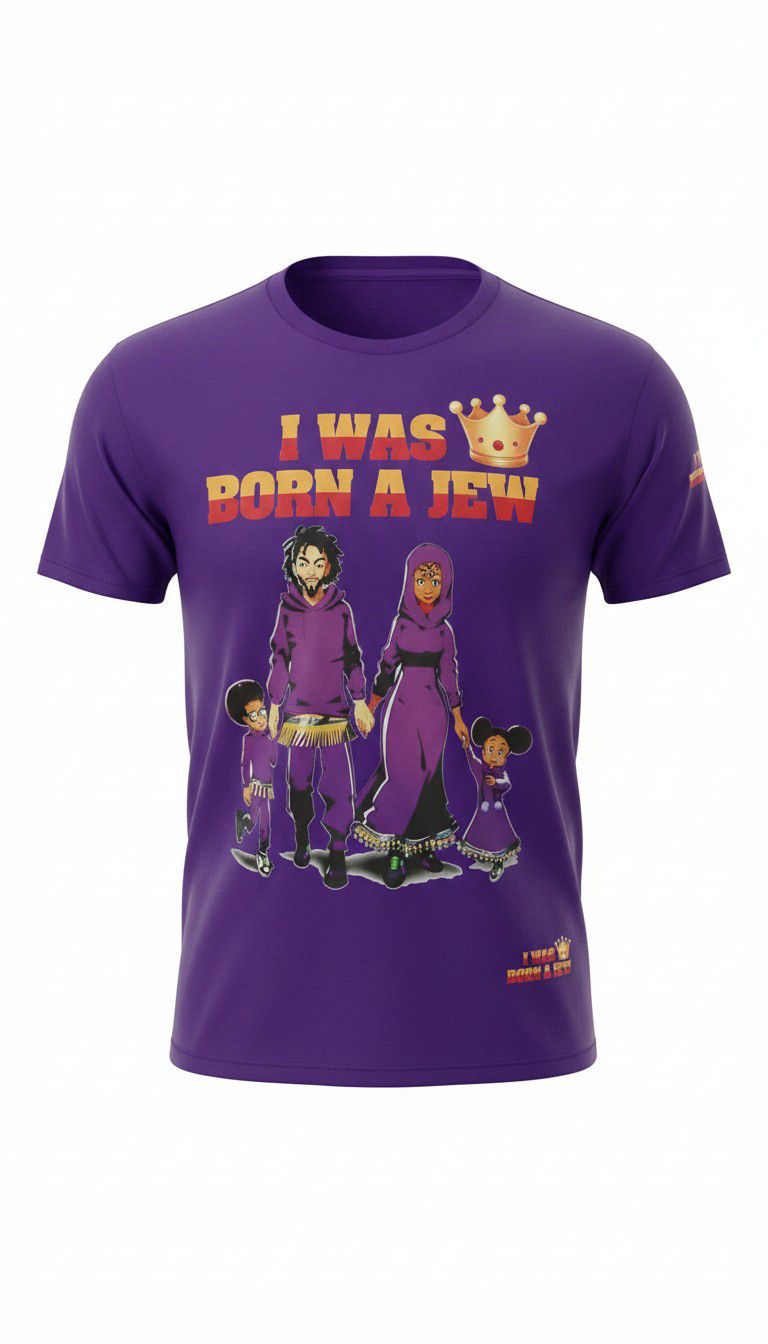 I Was Born A Jew The Family Purple Shirt