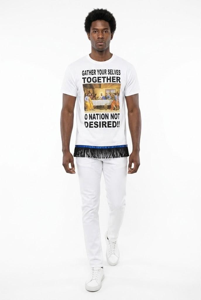 Gather Yourselves Together O Nation Not Desired!! black fringes