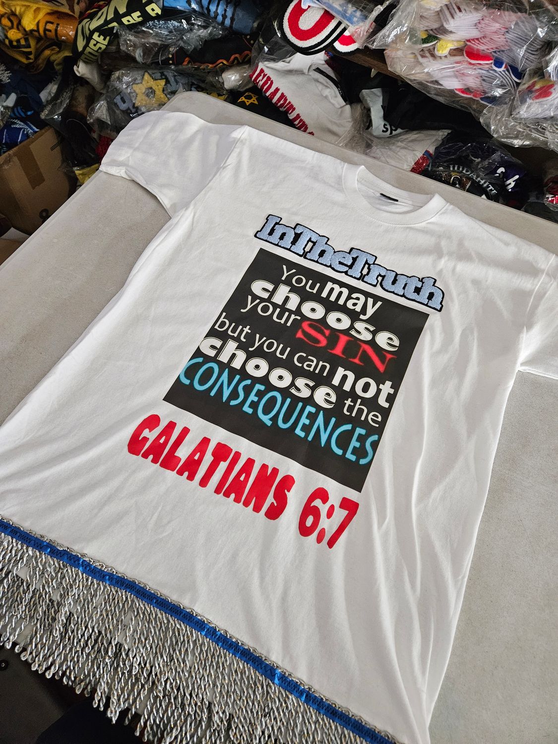 Inthetruth You may choose your sin, but you cannot choose the consequences, Galatians 6:7