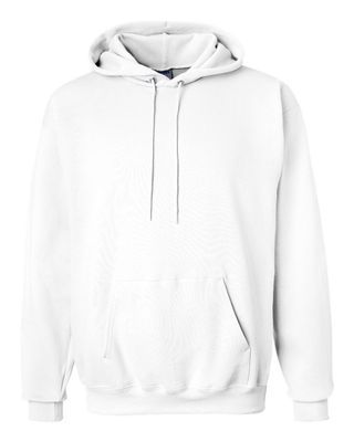 Hanes F170 Ultimate Cotton Hooded Sweatshirt White