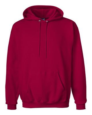 Hanes F170 Ultimate Cotton Hooded Sweatshirt Deep Red