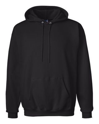 Hanes F170 Ultimate Cotton Hooded Sweatshirt Black