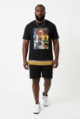 For The Sabbath Keepers Black Tee Gold Fringes