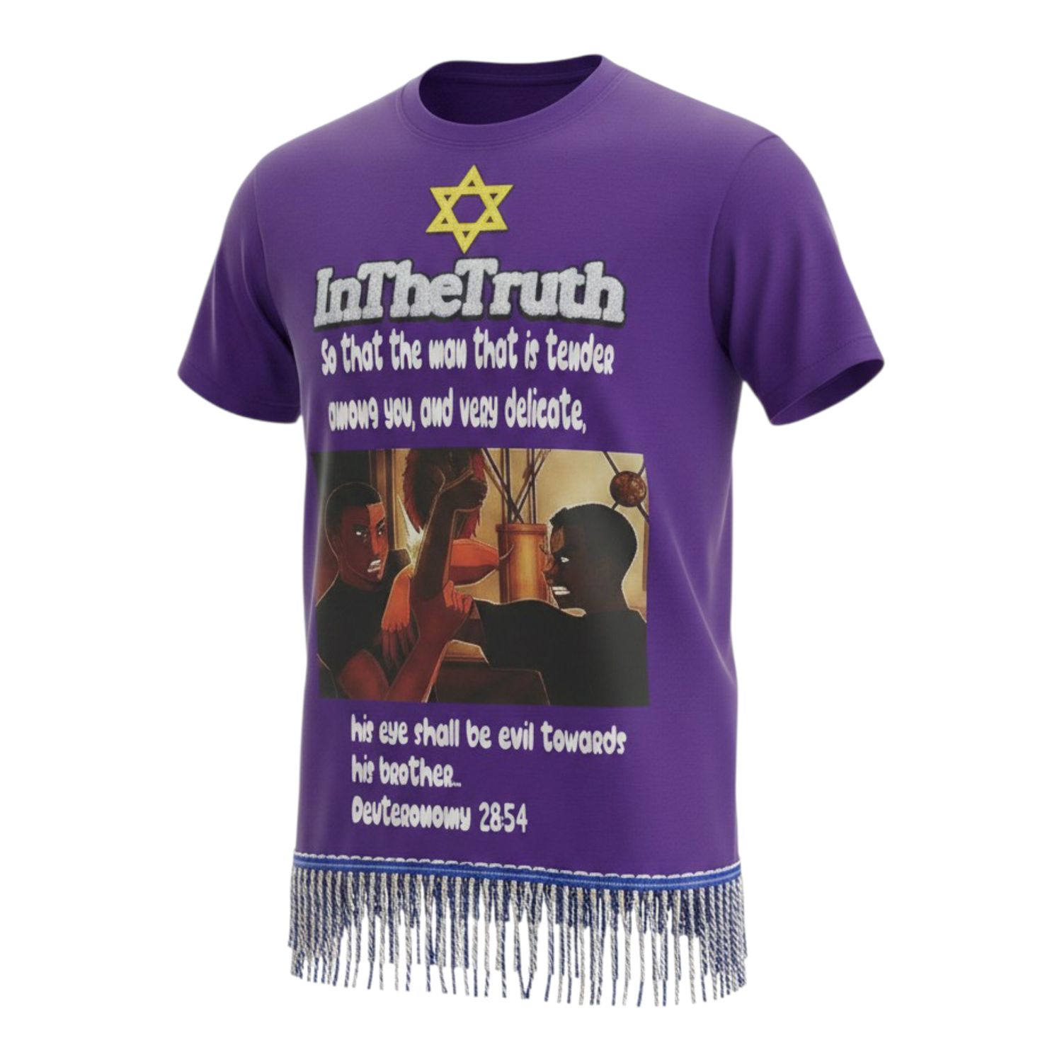 Inthetruth So That The Man That Is Tender Among You, And Very Delicate, His Eye Shall Be Evil Toward His Brother.