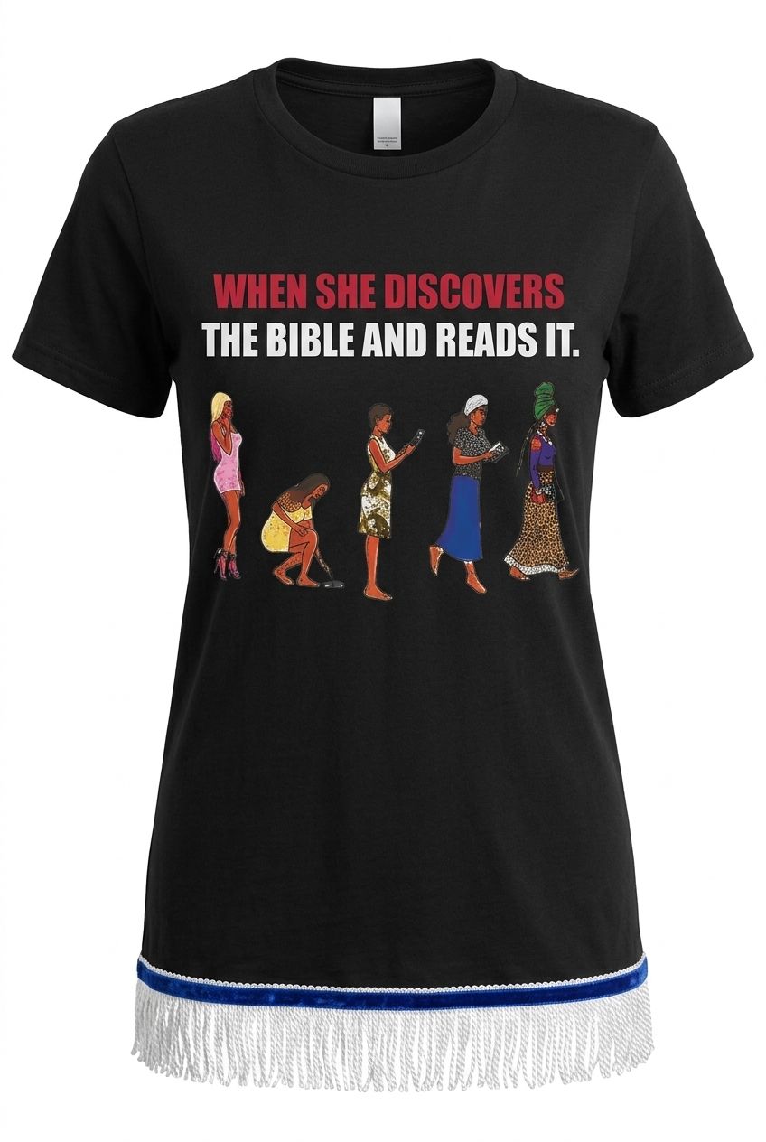 When She Discovers The Bible and Reads It