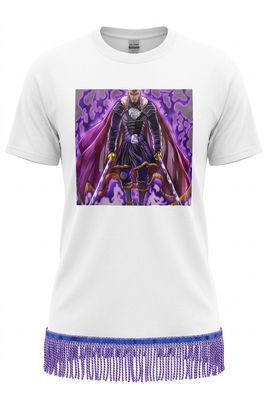 2 Edge Swords Psalm 149:6 Lavender Fringes