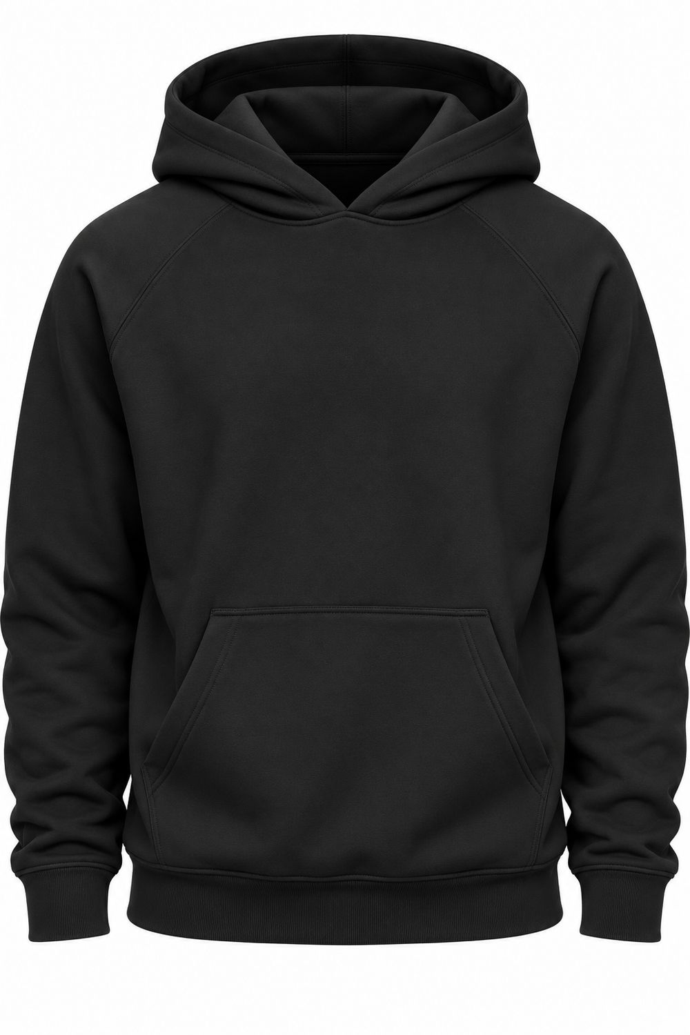 100% Cotton Black Hoodie