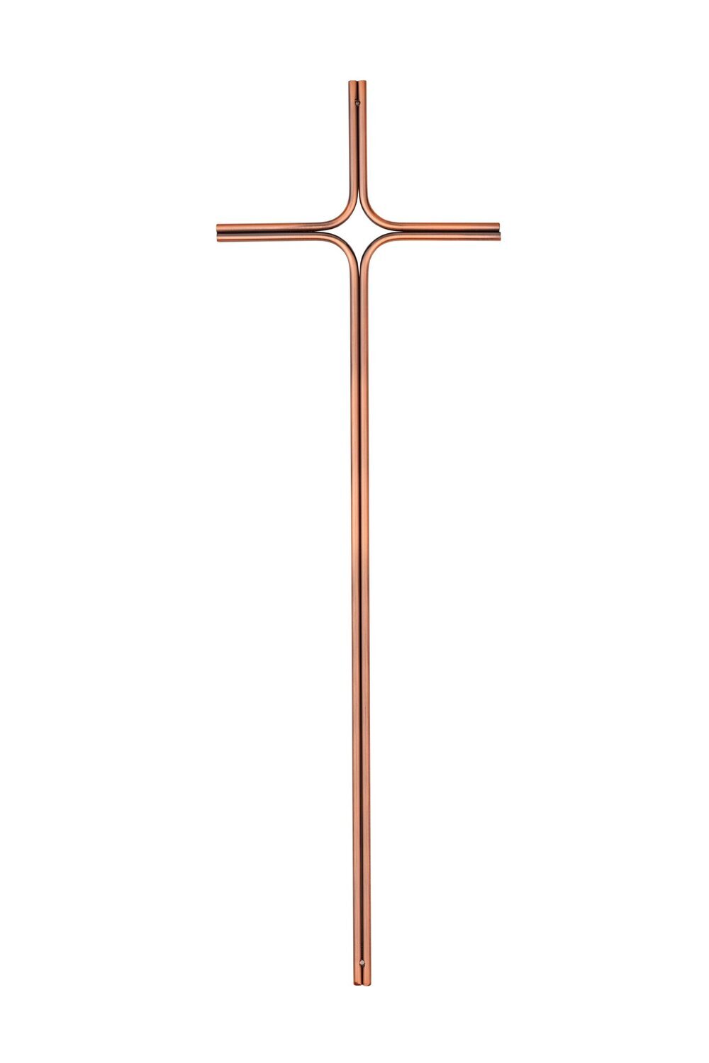 Cruz para caixão em aço série 558 acabamento em cobre vintage