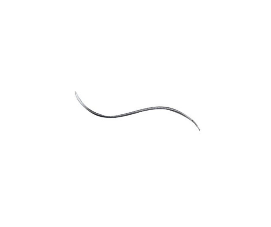 Agulha de sutura serpentina 125 mm