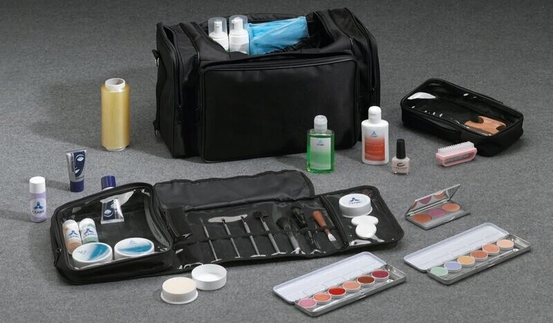 Mala equipado para tratamento estético